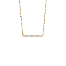 Lab-Grown Contemporary Diamond Bar Necklace