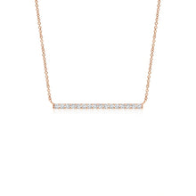 Lab-Grown Contemporary Diamond Bar Necklace
