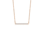Load image into Gallery viewer, Lab-Grown Contemporary Diamond Bar Necklace
