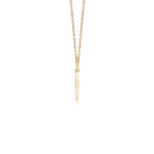 Lab-Grown Prong-Set Diamond Curved Necklace