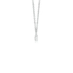 Load image into Gallery viewer, Lab-Grown Prong-Set Round Diamond Bar Necklace
