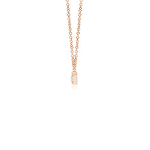 Lab-Grown Prong-Set Round Diamond Bar Necklace