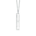 Load image into Gallery viewer, Lab-Grown Prong-Set Diamond Peace Sign Pendant
