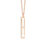 Load image into Gallery viewer, Lab-Grown Prong-Set Diamond Peace Sign Pendant
