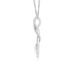 Load image into Gallery viewer, Lab-Grown Diamond Infinity Knot Pendant with Puffed Heart

