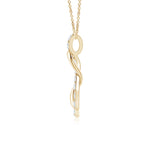 Load image into Gallery viewer, Lab-Grown Diamond Infinity Knot Pendant with Puffed Heart
