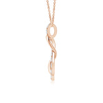 Load image into Gallery viewer, Lab-Grown Diamond Infinity Knot Pendant with Puffed Heart
