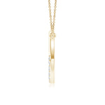 Load image into Gallery viewer, Lab-Grown Prong-Set Diamond Tilted Heart Pendant
