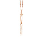 Load image into Gallery viewer, Lab-Grown Prong-Set Diamond Tilted Heart Pendant
