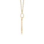 Load image into Gallery viewer, Lab-Grown Pave-Set Diamond Crescent Moon Pendant
