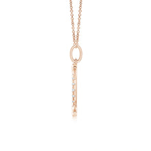 Lab-Grown Pave-Set Diamond Crescent Moon Pendant