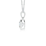 Load image into Gallery viewer, Bezel-Set Round Lab-Grown Diamond Solitaire Pendant
