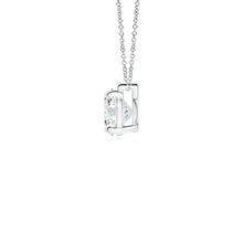 Lab-Grown Solitaire Round Diamond Floating Pendant