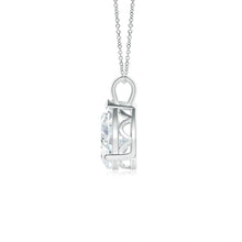 Lab-Grown Solitaire Pear Diamond Classic Pendant