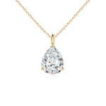 Load image into Gallery viewer, Lab-Grown Solitaire Pear Diamond Classic Pendant
