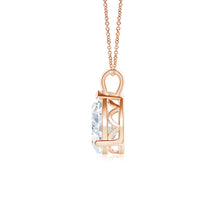 Lab-Grown Solitaire Pear Diamond Classic Pendant