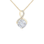 Load image into Gallery viewer, Lab-Grown Claw-Set Diamond Infinity Pendant with Lab Diamond Accents
