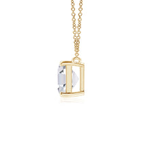 Lab-Grown Asscher-Cut Diamond Solitaire Pendant