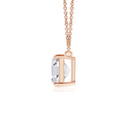 Load image into Gallery viewer, Lab-Grown Asscher-Cut Diamond Solitaire Pendant
