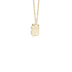 Load image into Gallery viewer, Lab-Grown Bezel-Set Cushion Diamond Solitaire Pendant

