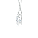 Load image into Gallery viewer, Prong-Set Pear-Shaped Lab-Grown Diamond Solitaire Pendant
