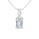 Load image into Gallery viewer, Lab-Grown Diamond Pendant with Entwined Bale
