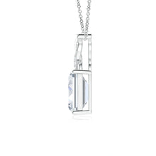 Lab-Grown Diamond Pendant with Entwined Bale
