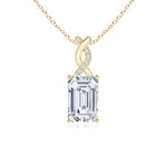 Load image into Gallery viewer, Lab-Grown Diamond Pendant with Entwined Bale
