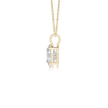 Lab-Grown Solitaire Oval Diamond Classic Pendant
