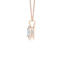 Lab-Grown Solitaire Oval Diamond Classic Pendant