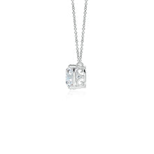 Lab-Grown East-West Oval Diamond Solitaire Pendant