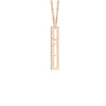 Load image into Gallery viewer, Lab-Grown Flat Prong-Set Diamond Cross Pendant
