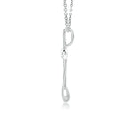 Load image into Gallery viewer, Lab-Grown Diamond Ribbon Cross Pendant
