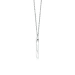 Load image into Gallery viewer, Lab-Grown Pave-Set Diamond Sideways Infinity Cross Pendant
