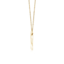 Lab-Grown Pave-Set Diamond Sideways Infinity Cross Pendant