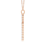 Load image into Gallery viewer, Lab-Grown Floating Round Diamond Dotted Cross Pendant
