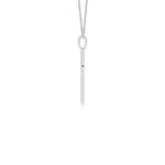 Load image into Gallery viewer, Lab-Grown Milgrain-Edged Diamond Latin Cross Pendant
