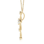 Load image into Gallery viewer, Lab-Grown Diamond Braided Cross Pendant
