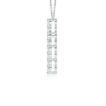 Load image into Gallery viewer, Prong-Set Round Lab-Grown Diamond Cross Pendant
