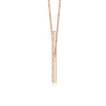 Load image into Gallery viewer, Lab-Grown Prong-Set Diamond Horizontal Cross Pendant

