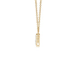 Load image into Gallery viewer, Lab-Grown Graduated Five Stone Diamond Halo Necklace
