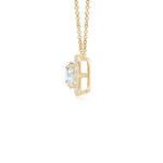 Load image into Gallery viewer, Lab-Grown Round Diamond Cushion Halo Pendant
