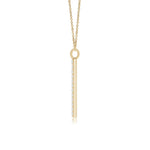 Load image into Gallery viewer, Lab-Grown Modern Deco Diamond Capital &quot;A&quot; Initial Pendant
