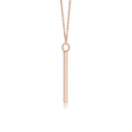 Load image into Gallery viewer, Lab-Grown Modern Deco Diamond Capital &quot;A&quot; Initial Pendant
