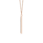 Load image into Gallery viewer, Lab-Grown Prong-Set Diamond Capital &quot;A&quot; Knife-Edge Initial Pendant
