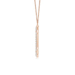 Load image into Gallery viewer, Lab-Grown Prong-Set Diamond Capital &quot;C&quot; Knife-Edge Initial Pendant
