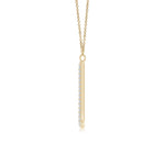 Load image into Gallery viewer, Lab-Grown Prong-Set Diamond Capital &quot;J&quot; Knife-Edge Initial Pendant

