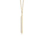 Load image into Gallery viewer, Lab-Grown Prong-Set Diamond Capital &quot;K&quot; Knife-Edge Initial Pendant
