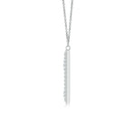 Load image into Gallery viewer, Lab-Grown Prong-Set Diamond Capital &quot;M&quot; Knife-Edge Initial Pendant
