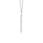 Load image into Gallery viewer, Lab-Grown Prong-Set Diamond Capital &quot;Q&quot; Knife-Edge Initial Pendant
